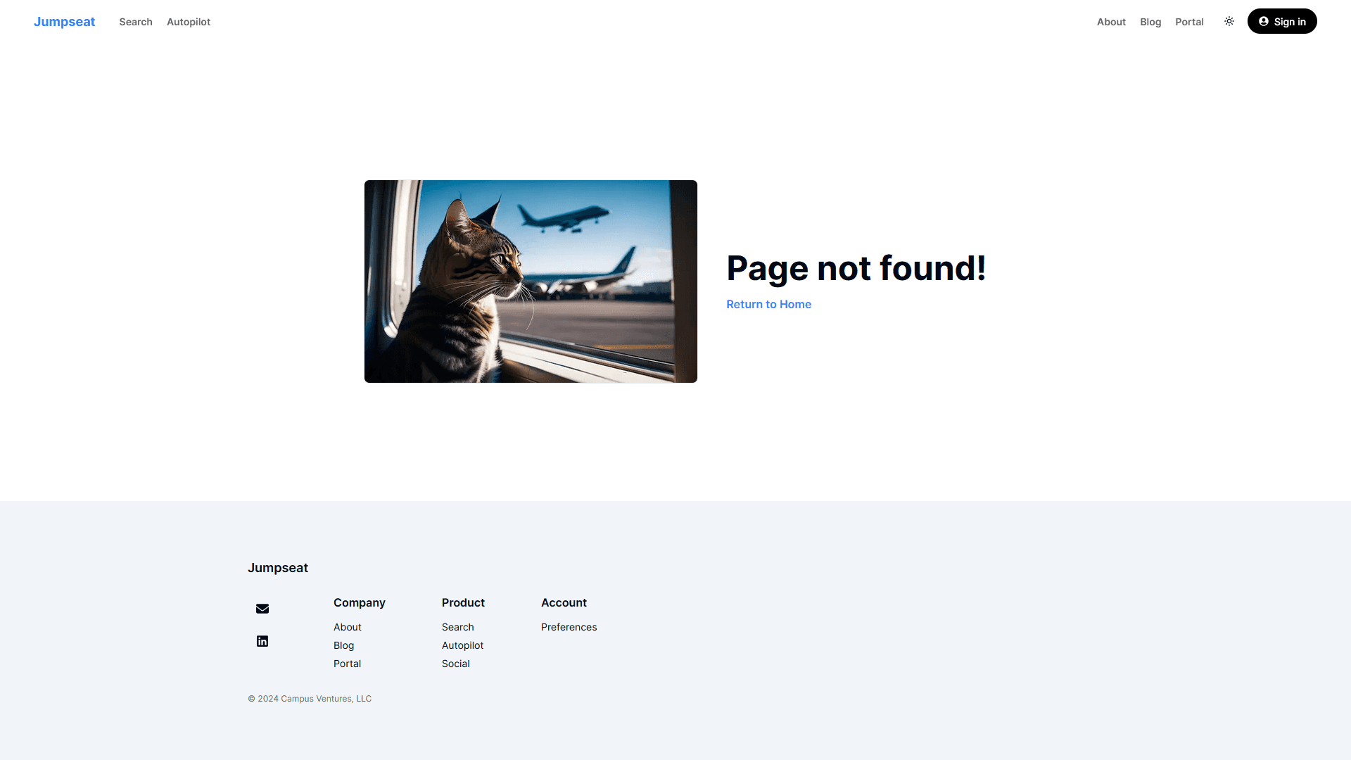 404 page